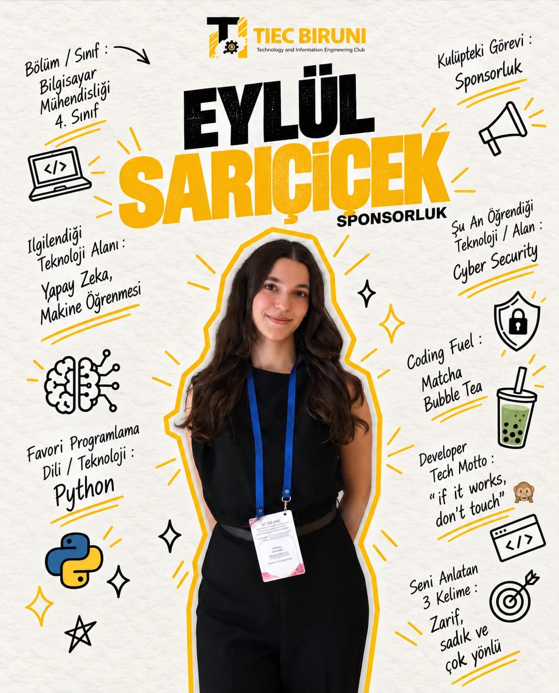 Eylül Sarıçiçek - Sponsorluk