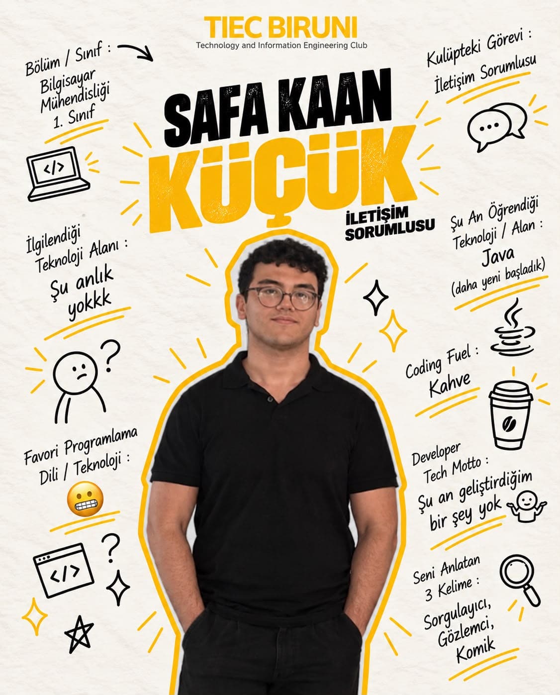 Safa Kaan Küçük - İletişim Sorumlusu
